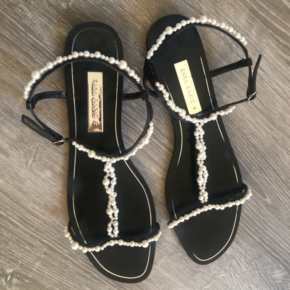 HOST PICK😍Stunning Zara Pearl Sandals - Picture 7 of 9
